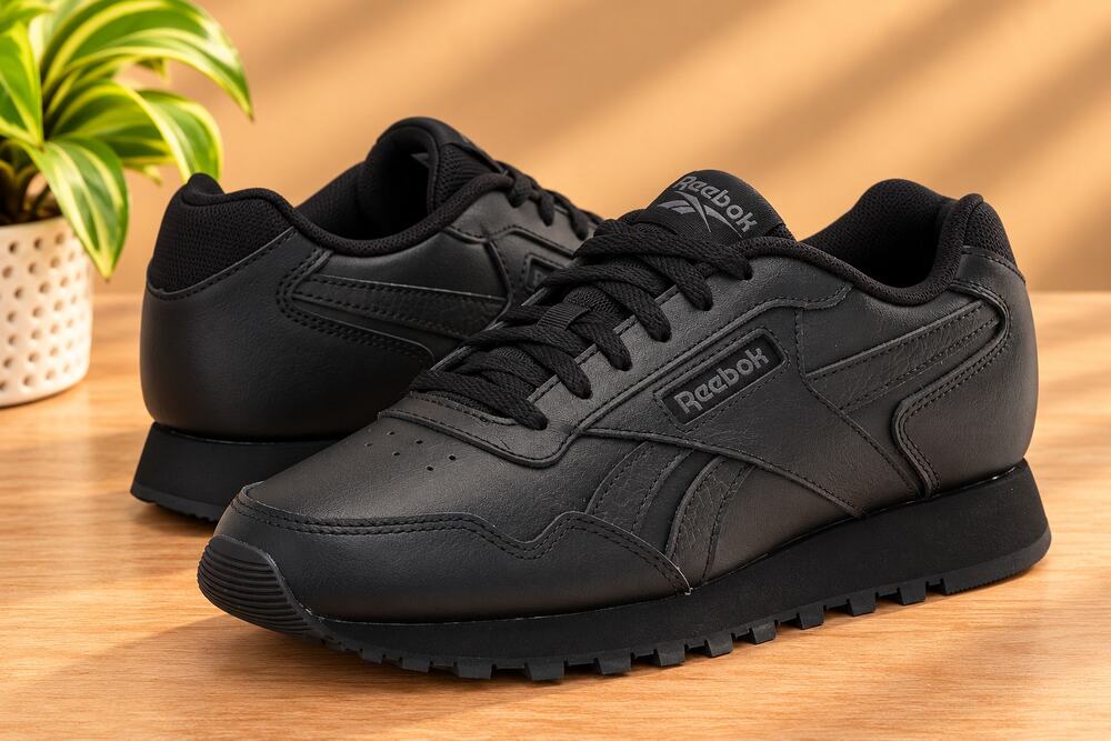 NWT Reebok Women's Glide Sneakers Black Pure Grey Size 8.5